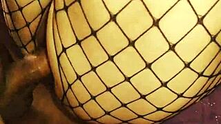 wife gets anal fucked in erotic lingerie pov