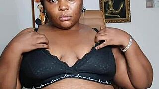 Ebony Milf Spreads Thick Thighs for Solo Play. Watch Full on Sheer with Mara Exotic!