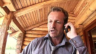 Mia Leone plays naughty Spanish maid in bedroom scene