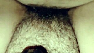 mature woman teases herself with dildo in homemade video