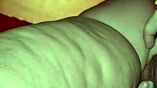 stepmother stripping down in a sexy new thong for fun