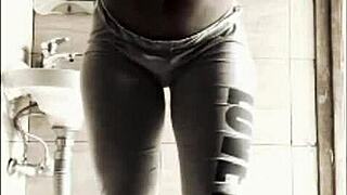 Wife moans as hubby fucks and fingers her wet pussy