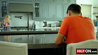 natural sexy big tit blonde teen 18+ seduces friend and sucks him dry - katie morgan max fills