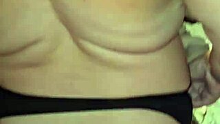 stepmother stripping down in a sexy new thong for fun