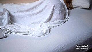 Step son tricks step mom with big cock, tight pussy