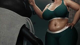 Big boobs neighbor gets fucked by massive black cock while cheating with horny wife.