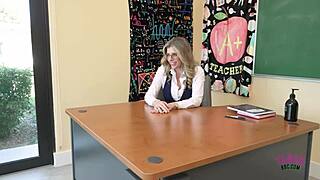 Cory chase fucks stepson's teacher with big black cock in taboo missionary