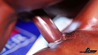 teen slut cums hard on massive black cock