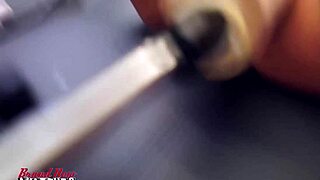 Lexxie enjoys clit stimulation from a fuck machine