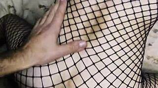 Wife with tight ass wants rough sex in stockings