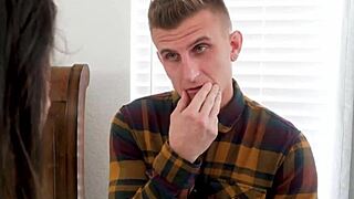 French Stepmom Seduces Stepson With Sleazy Mouth Action