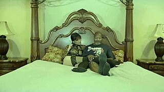 Channy Crossfire Sucks Big Black Cock In Interracial Ass And Brunette Scene