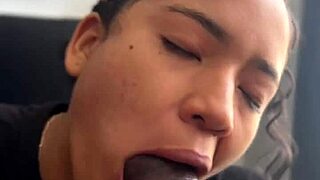 Blowjob POV with Huge BBC from Sexy Amateur Couple Nysdel in Action!