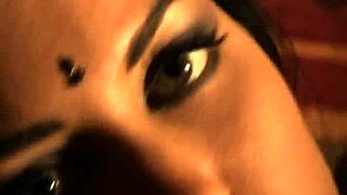 Brunette Stuns in Black Dress Solo Show!