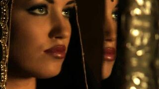 Brunette Stuns in Black Dress Solo Show!