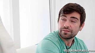 busty milf doctor assisting patient in hospital