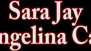 Sara jay devours angelina castro's butt in submissive lesbian feast