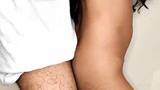 indian stepmom in saree gets rough from stepson