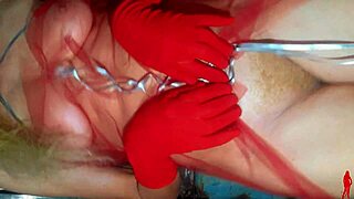 Feeling Merry Christmas With Sexy Mature Lady's Curves, Natural Tits, Big Ass, Wet Hairy Pussy