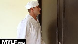 Holy Cow! Stunning Milf in Sailor Costume Surprises with Yacht Action!