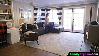 housewife joins 3some with husband stepdaughter