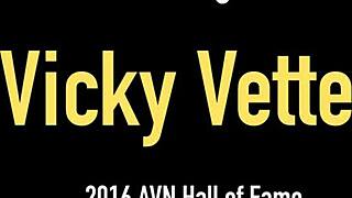 Hey, watch horny coed Vicky Vette suck teacher's huge cock!