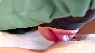 Japanese Tomomi Nakama performs blowjob and masturbates with vibrator in casting
