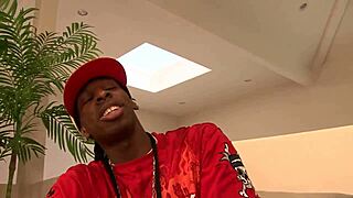 Oiled Ebony Ass Takes Hard Fast Creampie Action