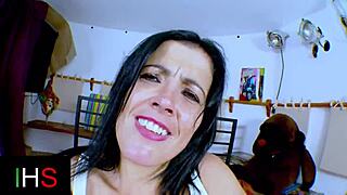 Curvy Brunette Milf Rides And Licks In Doggystyle