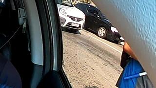 Naughty passenger without panties seduces Uber driver into wild action. He couldn’t resist!