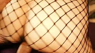 Elegant amateur couple enjoys sex with anal in a classy homemade setting