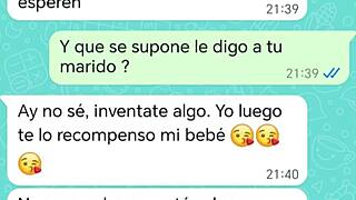debería divorciarme, llegó de la discoteca con el culo lleno de leche y hice que mi hijastro me lo limpiara 😏