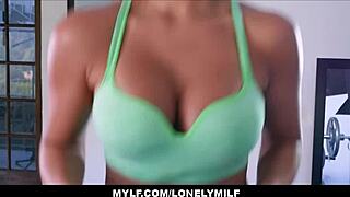 Big tits and ass Latina MILF masturbates to orgasms