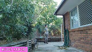 micro bikini twerk with melody radford's big ass