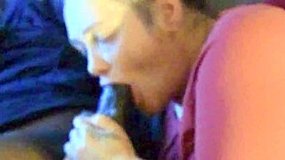 Giving him deepthroat with intense passion