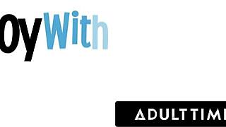 Serene siren, big tit therapist, cums on dildo while fantasizing about client