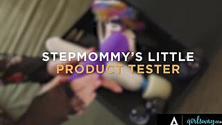 Girlsway - Naughty Milf Serene Siren Uses Sex Toys on Petite 18+ Stepbae Kimmy Kimm