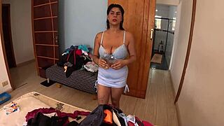 chatting with mirella sanchez behind the scenes, so juicy!