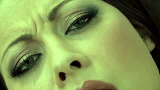 Is Brunette Milf Fingering Ass In Black Stockings Or Fucking Hairless Pussy?