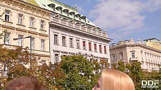 Tourist Samantha Rone Screams from Double Dick Pounding Orgasms