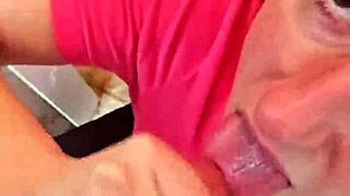 Him And Her Oh Wow, What A Deepthroat Blowjob From That Sexy Babe!