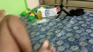 Mature Man Enjoys Hard Fucking with Mature Maid, Making Her Squirt Juicily.