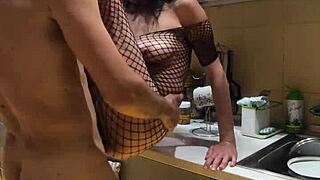 Best kitchen sex ever with my wife