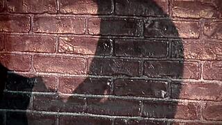 Lisa Rose's intense double dicking in the alley leaves her overwhelmed with pleasure