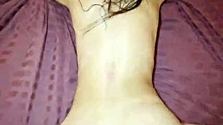 Asian teen babysitter gets anal during public massage interview session