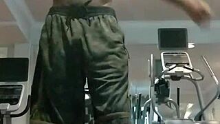 fitness workout with sexy mature roommate and father in law