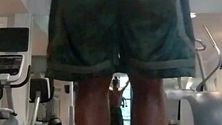 fitness workout with sexy mature roommate and father in law