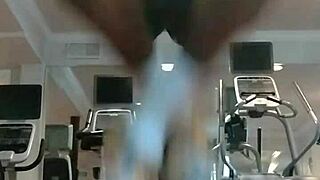 fitness workout with sexy mature roommate and father in law