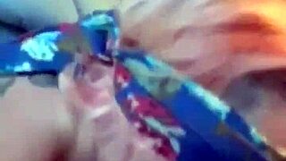 Blindly sucking a dick with the eyes, but not with the tongue