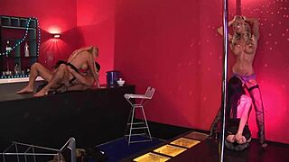 milf dancing and fucking in a wet pussy orgy at the sex club